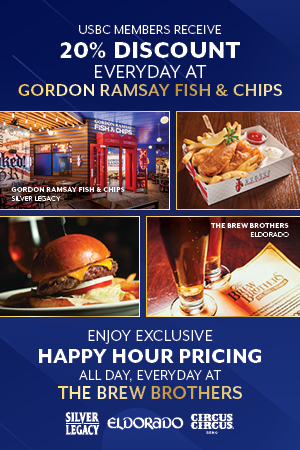 Silver Legacy, Eldorado, Circus Circus food coupon